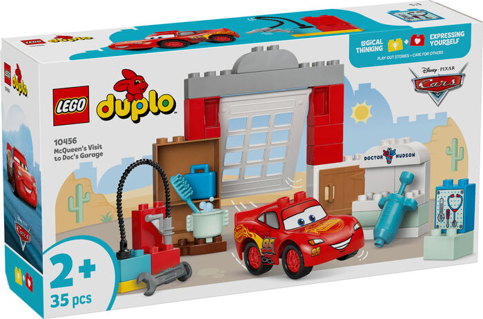LEGO DUPLO Disney Heimsókn McQueen í bílskúr Doc 10456