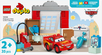 LEGO DUPLO Disney Heimsókn McQueen í bílskúr Doc 10456