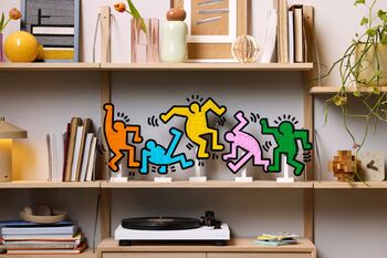 LEGO Art Keith Harings dansandi fígúrur