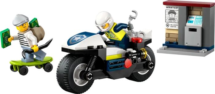 LEGO City Police Motorcycle Chase 60455
