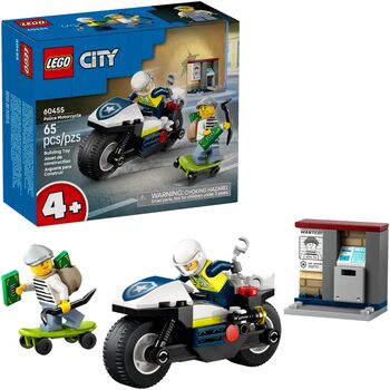 LEGO City Police Motorcycle Chase 60455