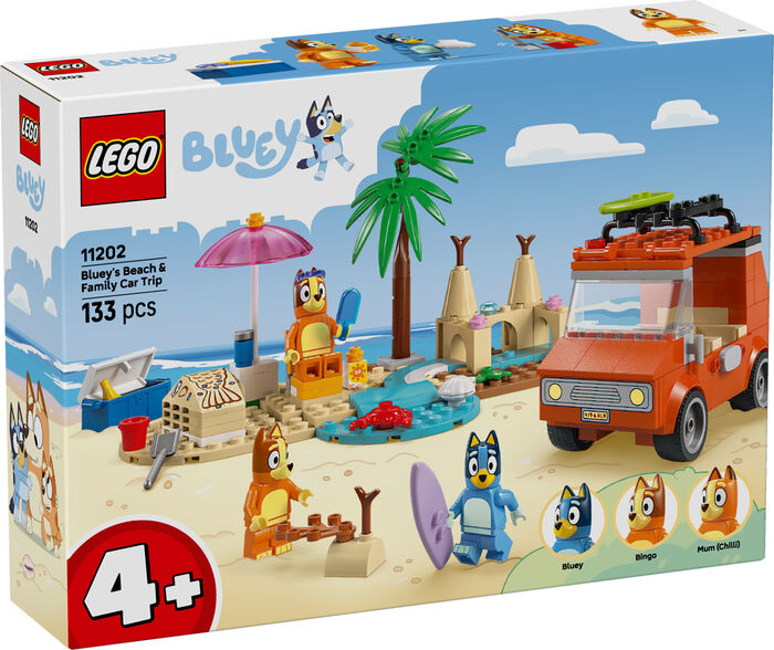 LEGO Bluey fer á ströndina 11202