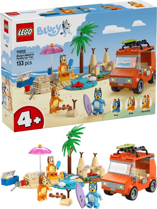 LEGO Bluey fer á ströndina 11202