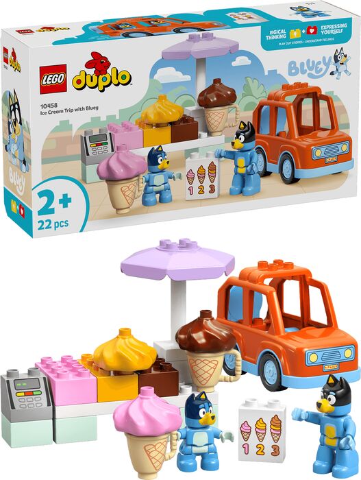 LEGO DUPLO Ísbíltúr með Bluey 10458