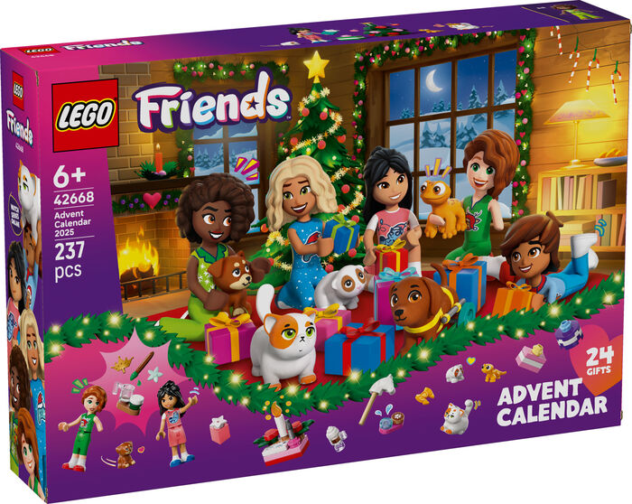 LEGO Friends jóladagatal 2025 - 42668