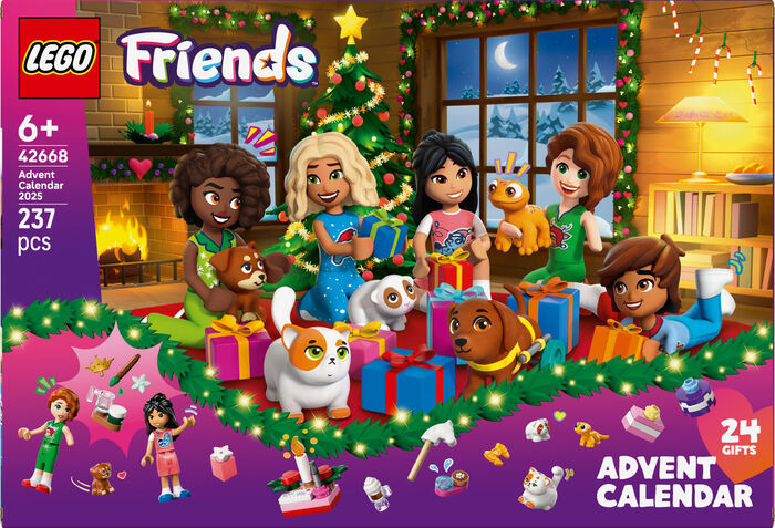 LEGO Friends jóladagatal 2025 - 42668