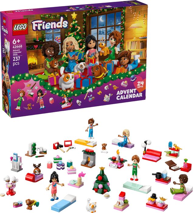 LEGO Friends jóladagatal 2025 - 42668