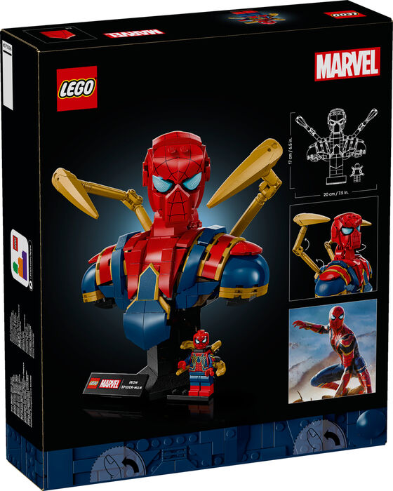 LEGO Iron Spider-Man Bust 76326