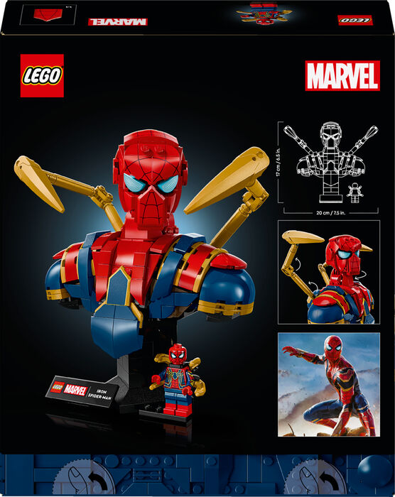 LEGO Iron Spider-Man Bust 76326