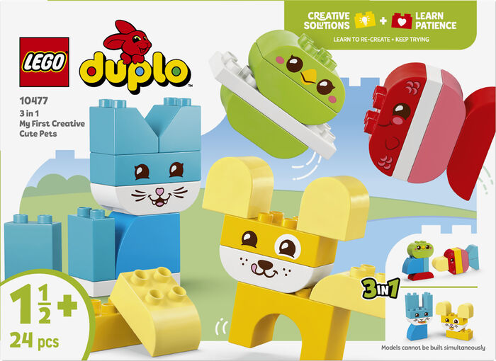 LEGO DUPLO My First 3-í-1 skapandi krúttleg gæludýr 10477