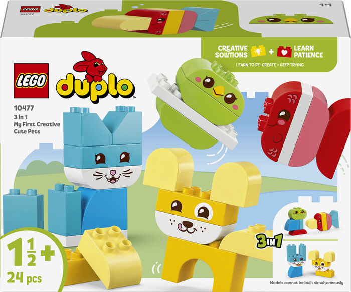 LEGO DUPLO My First 3-í-1 skapandi krúttleg gæludýr 10477