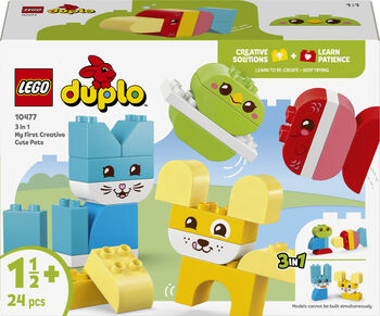 LEGO DUPLO My First 3-í-1 skapandi krúttleg gæludýr 10477