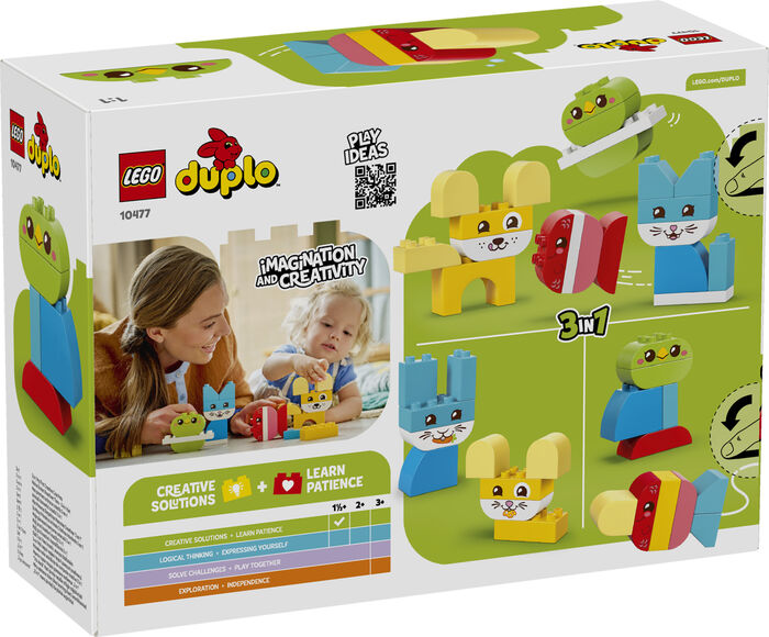 LEGO DUPLO My First 3-í-1 skapandi krúttleg gæludýr 10477