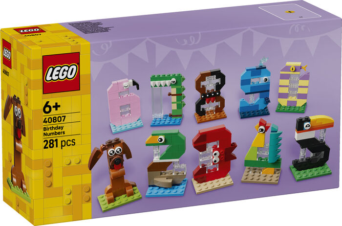 LEGO Afmælistölustafir 40807
