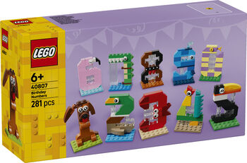 LEGO Afmælistölustafir 40807