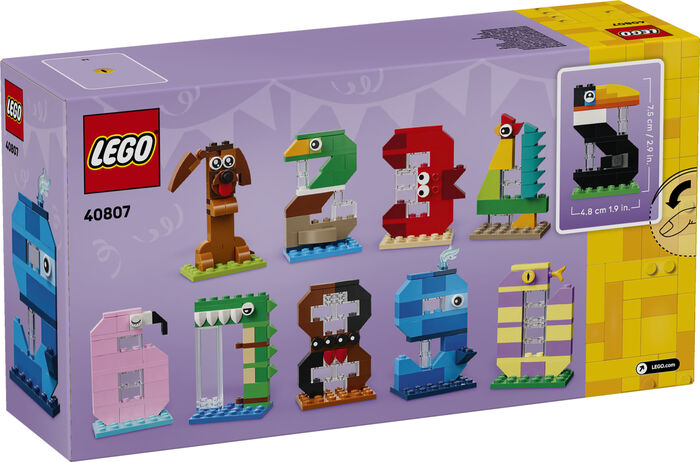 LEGO Afmælistölustafir 40807