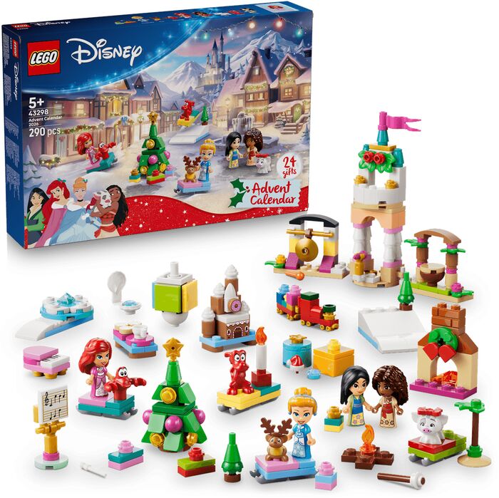 LEGO Disney Princess jóladagatal 2026 43298