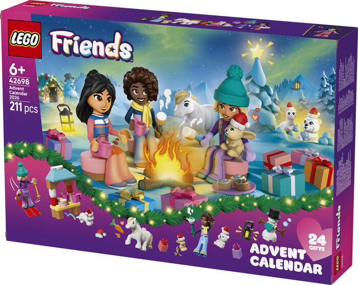 LEGO Friends jóladagatal 2026 42698