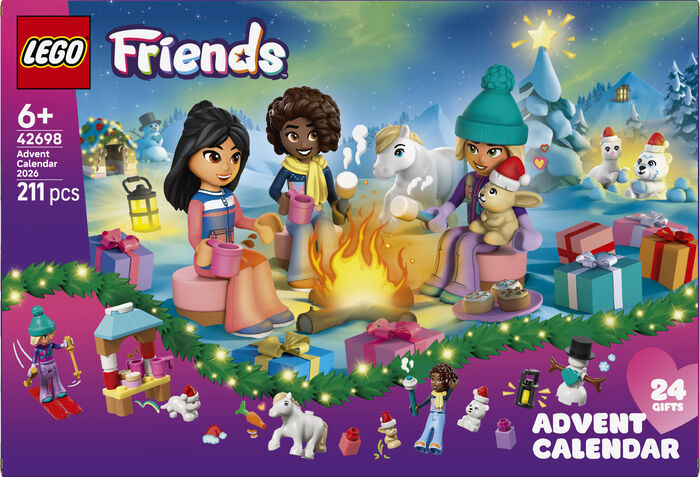 LEGO Friends jóladagatal 2026 42698