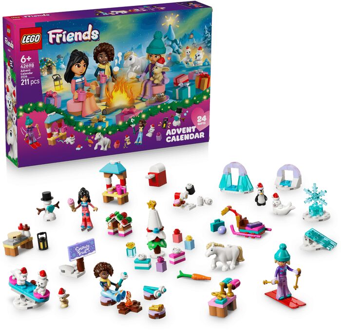 LEGO Friends jóladagatal 2026 42698