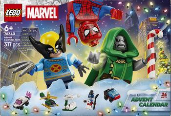 LEGO Marvel jóladagatal 2026 76340