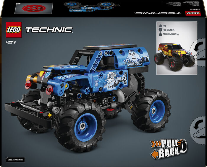 LEGO Technic Monster Jam Grave Digger "Fire and Ice" 42219