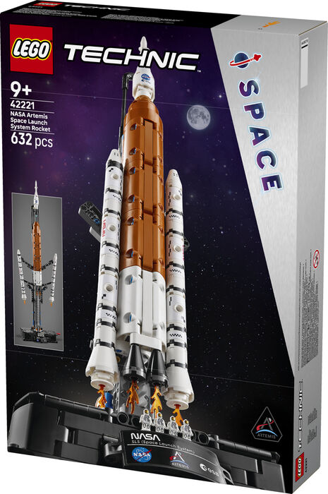 LEGO Technic NASA Artemis SLS eldflaugin 42221