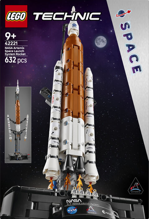 LEGO Technic NASA Artemis SLS eldflaugin 42221
