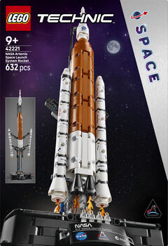 LEGO Technic NASA Artemis SLS eldflaugin 42221