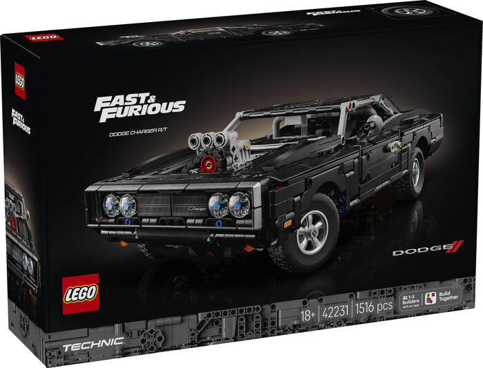LEGO Technic Fast and the Furious Dodge Charger R/T bíll (42231)