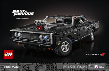 LEGO Technic Fast and the Furious Dodge Charger R/T bíll (42231)