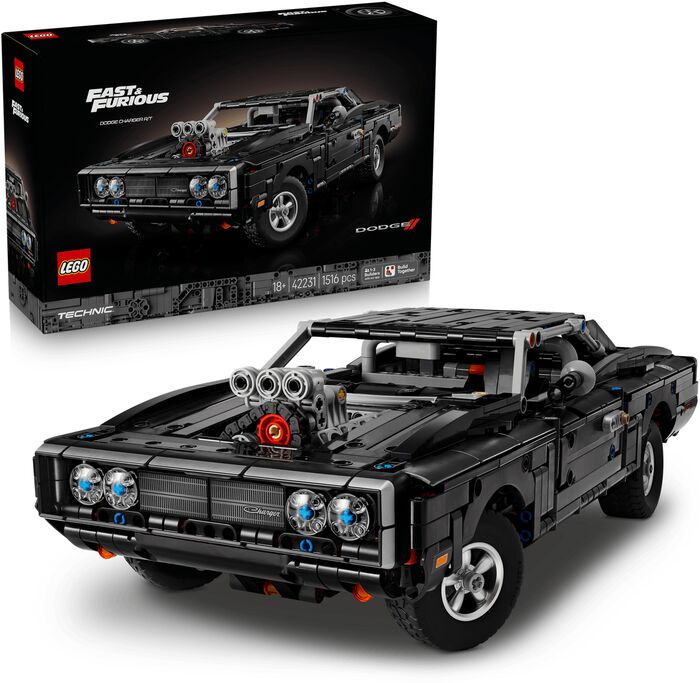 LEGO Technic Fast and the Furious Dodge Charger R/T bíll (42231)