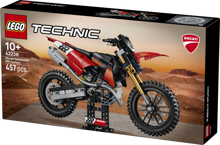 LEGO Technic Ducati Desmo450 MX Factory mótorhjól 42238