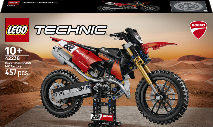 LEGO Technic Ducati Desmo450 MX Factory mótorhjól 42238