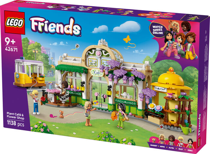 LEGO Friends kaffihús & blómabúð 42671