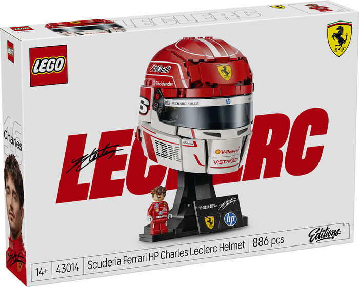LEGO Editions Ferrari Charles Leclerc hjálmur 43014