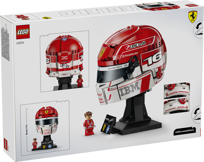 LEGO Editions Ferrari Charles Leclerc hjálmur 43014