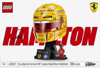 LEGO Editions Ferrari Lewis Hamilton hjálmur 43022