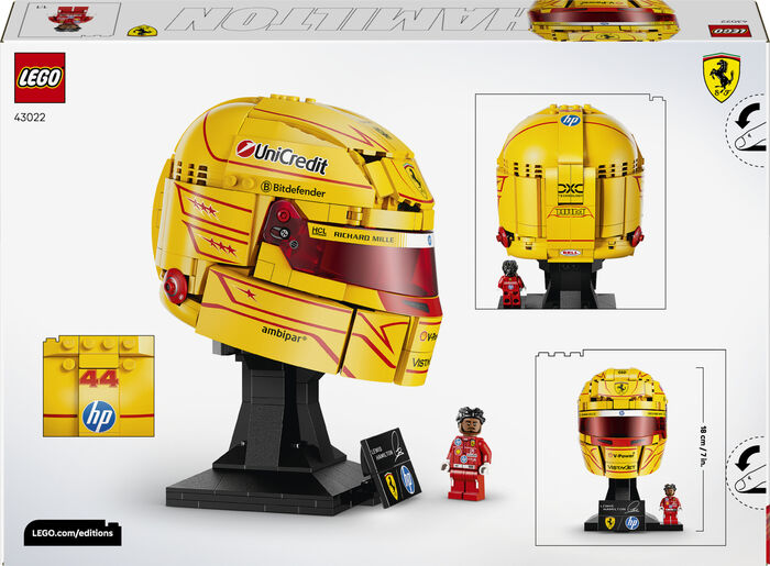 LEGO Editions Ferrari Lewis Hamilton hjálmur 43022