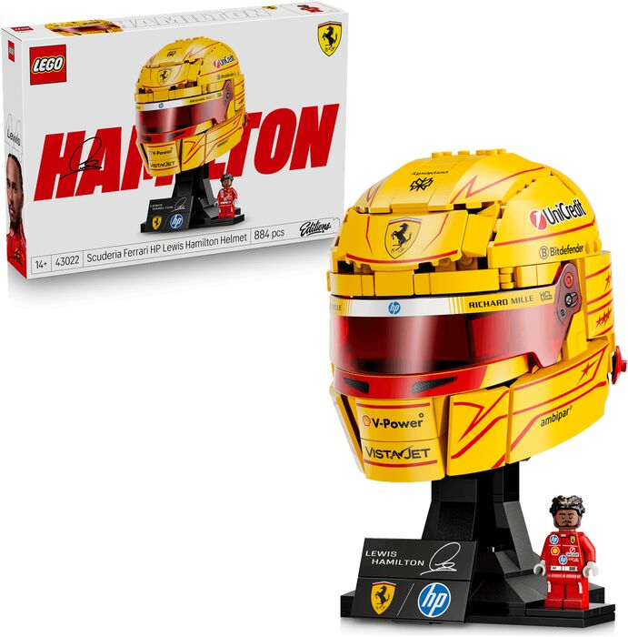 LEGO Editions Ferrari Lewis Hamilton hjálmur 43022