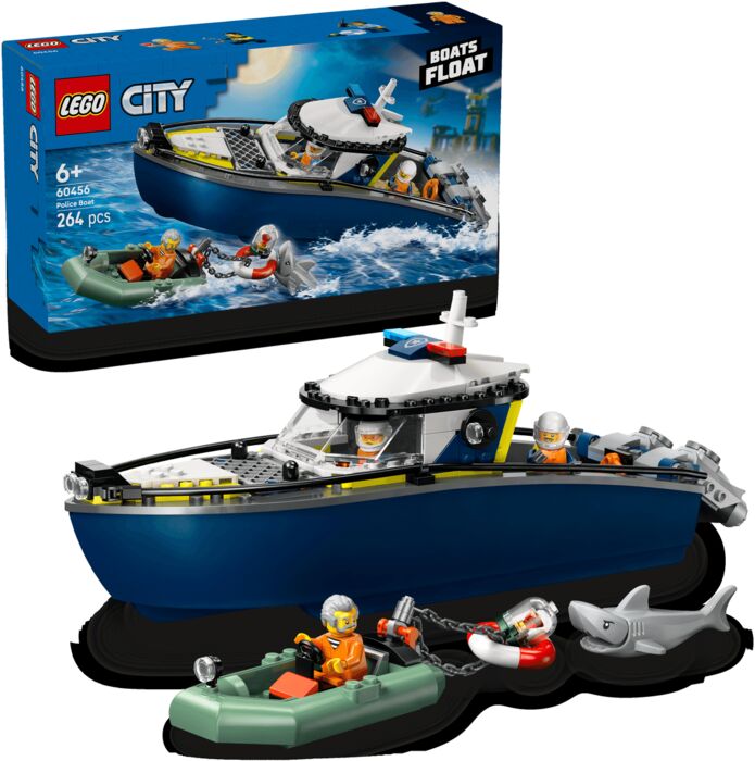 LEGO City lögreglubátur 60456