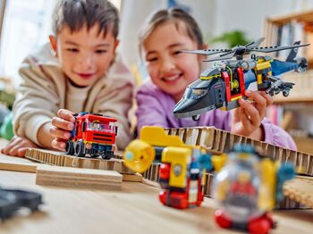 LEGO City þyrla, slökkviliðsbíll & kafbátur 60462