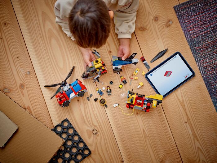 LEGO City þyrla, slökkviliðsbíll & kafbátur 60462