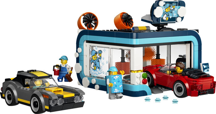 LEGO City bílaþvottastöð með bílum 60497