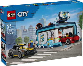 LEGO City bílaþvottastöð með bílum 60497