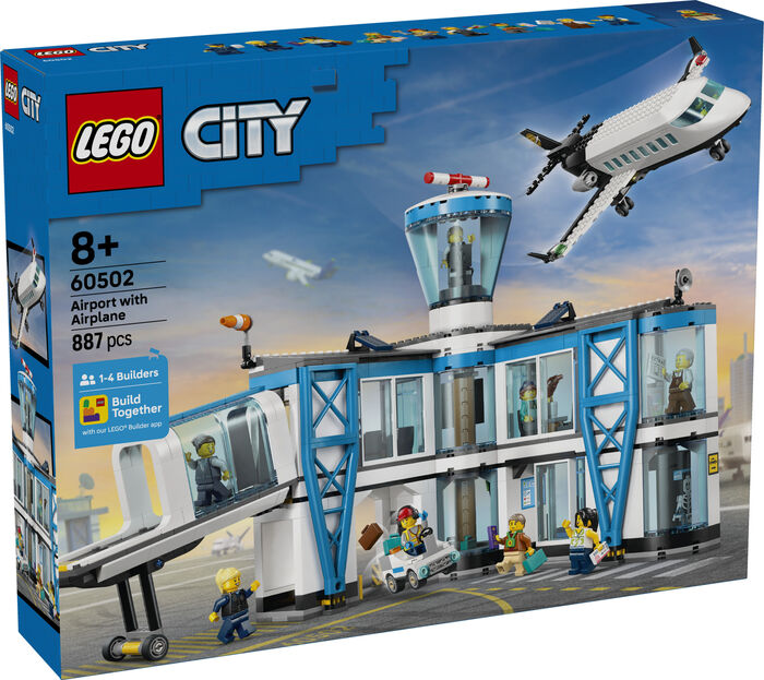 LEGO City flugvöllur og flugvél 60502