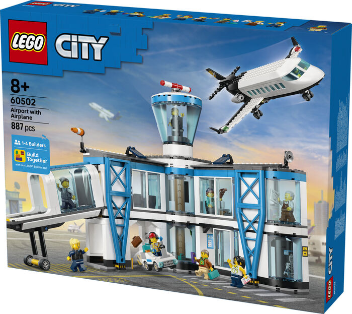 LEGO City flugvöllur og flugvél 60502