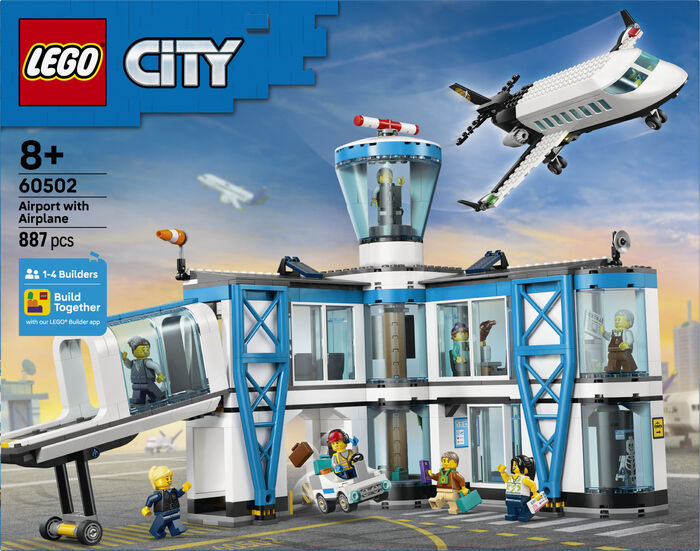 LEGO City flugvöllur og flugvél 60502