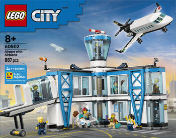 LEGO City flugvöllur og flugvél 60502
