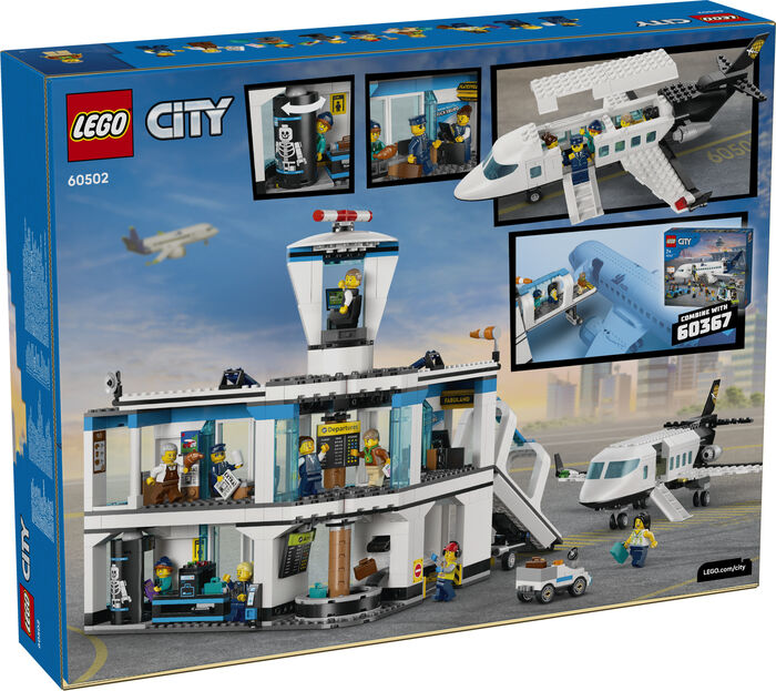 LEGO City flugvöllur og flugvél 60502
